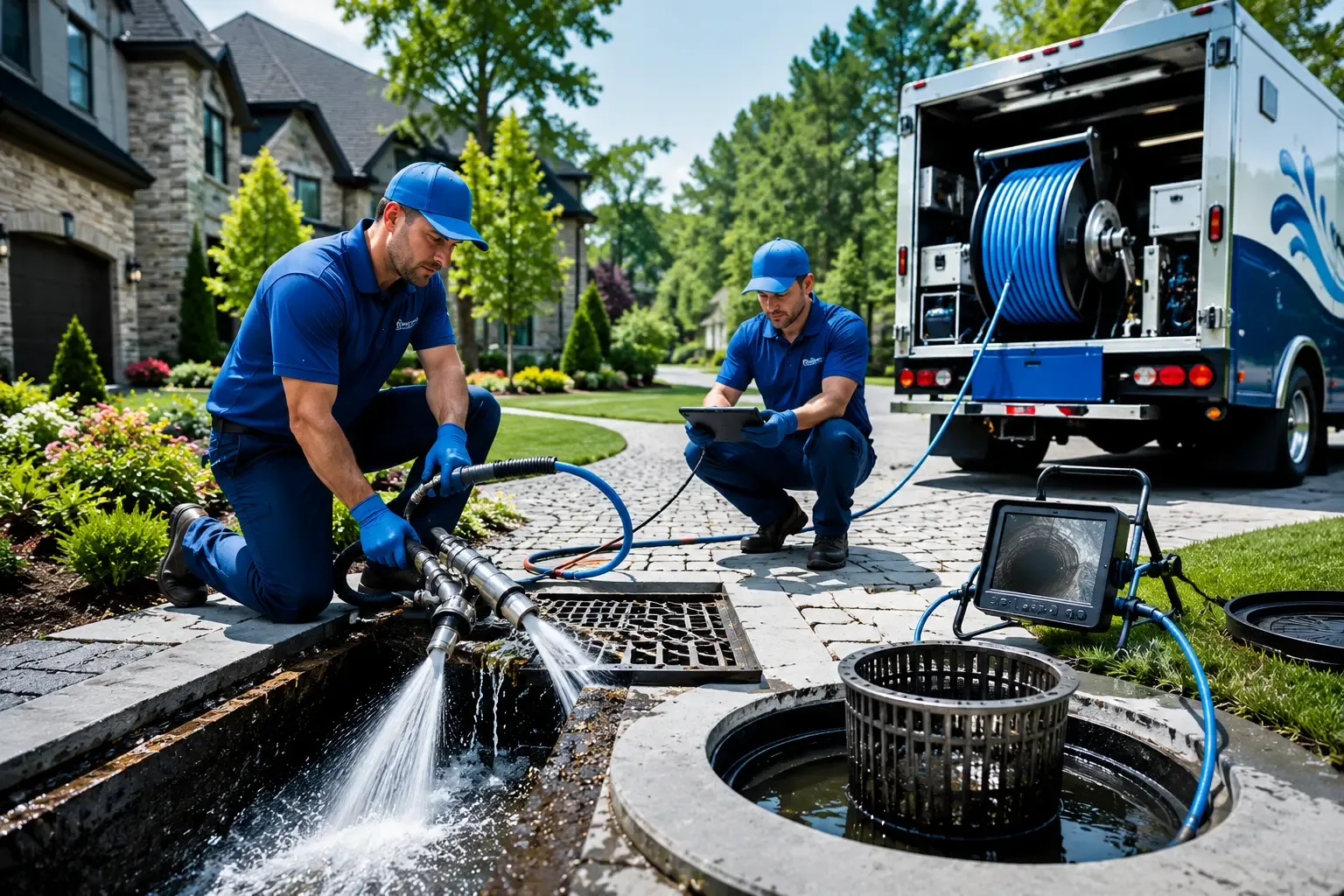 Local outdoor drain cleaning professionals in Luther, MI