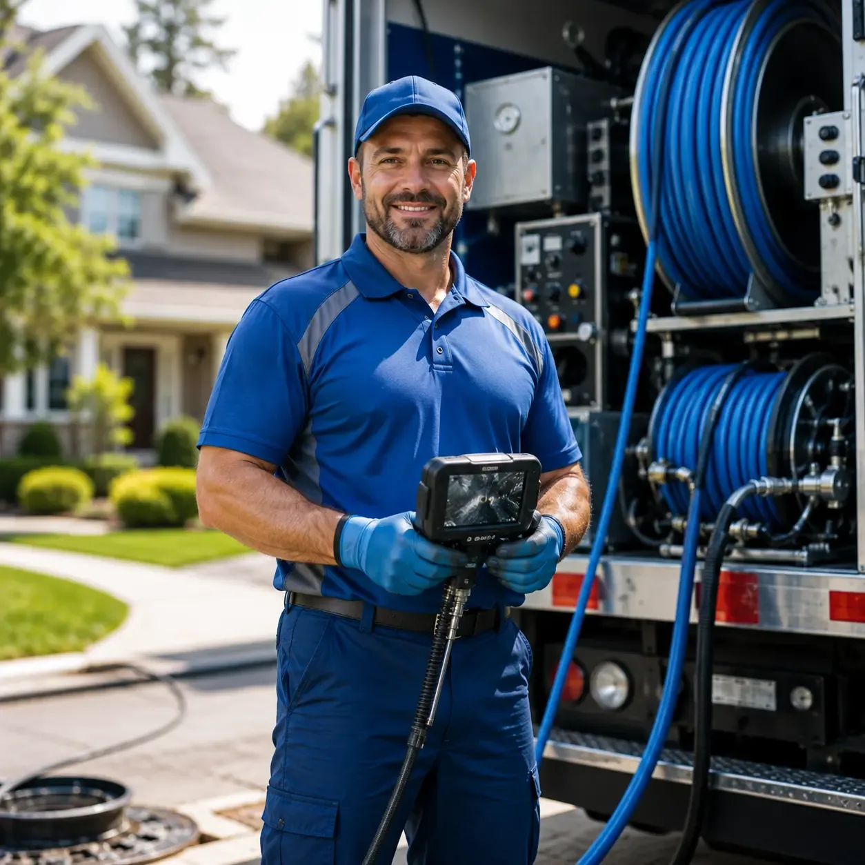 Local outdoor drain cleaning specialists in Luther, MI